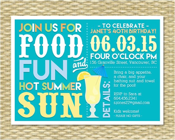 Pool Party Invitation Ideas for Adults Adult Pool Party Invitation Summer Birthday Bbq Margarita Pool Party Invitation Ideas for Adults Adult Pool Party Invitation Summer Birthday Bbq Margarita