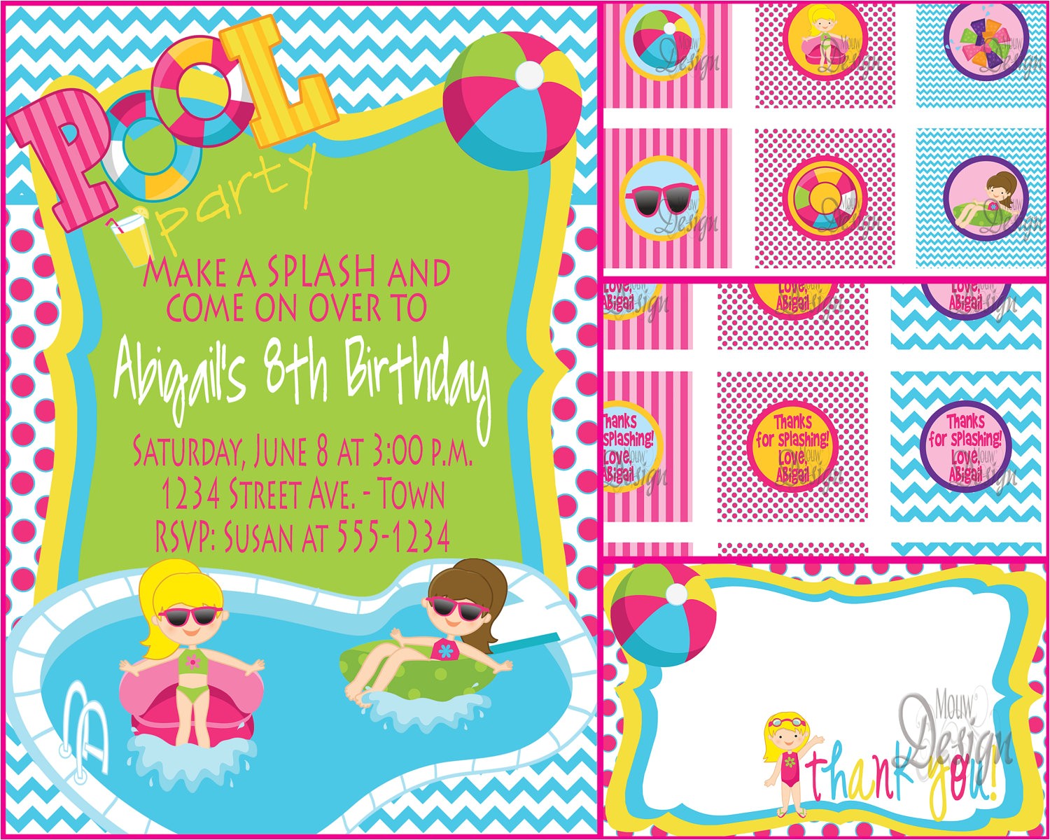 Pool Party Invitation Ideas Pool Party Invitations Designs
