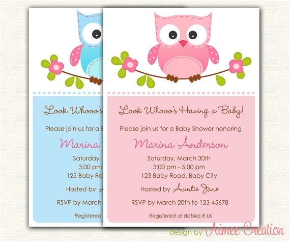Pop Up Baby Shower Invitations Owl Baby Shower Invitations Printable Diy for Boy and with
