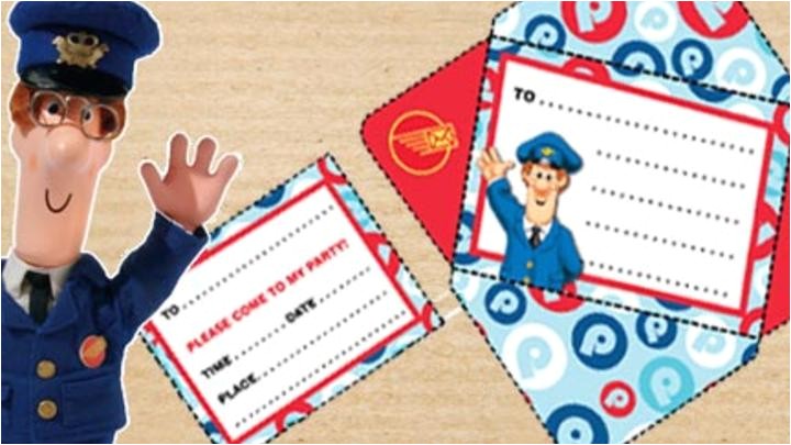 Postman Pat Party Invitations Postman Pat Party Invitation Cbeebies Bbc