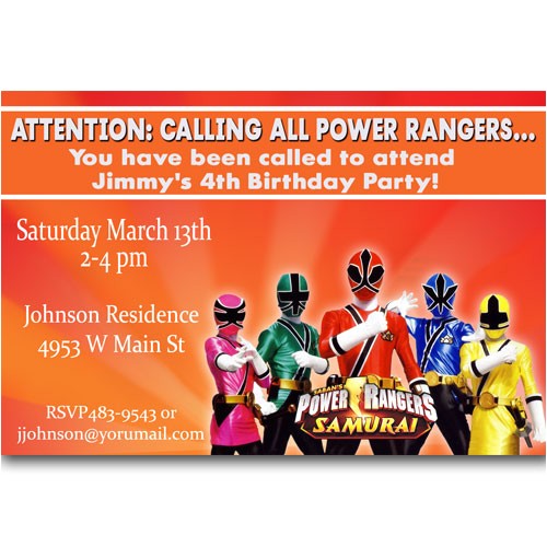 Power Ranger Birthday Invitations Free Power Rangers Birthday Invitations Ideas Bagvania Free