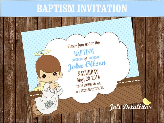 Precious Moments Printable Baptism Invitations Precious Moments Invitation