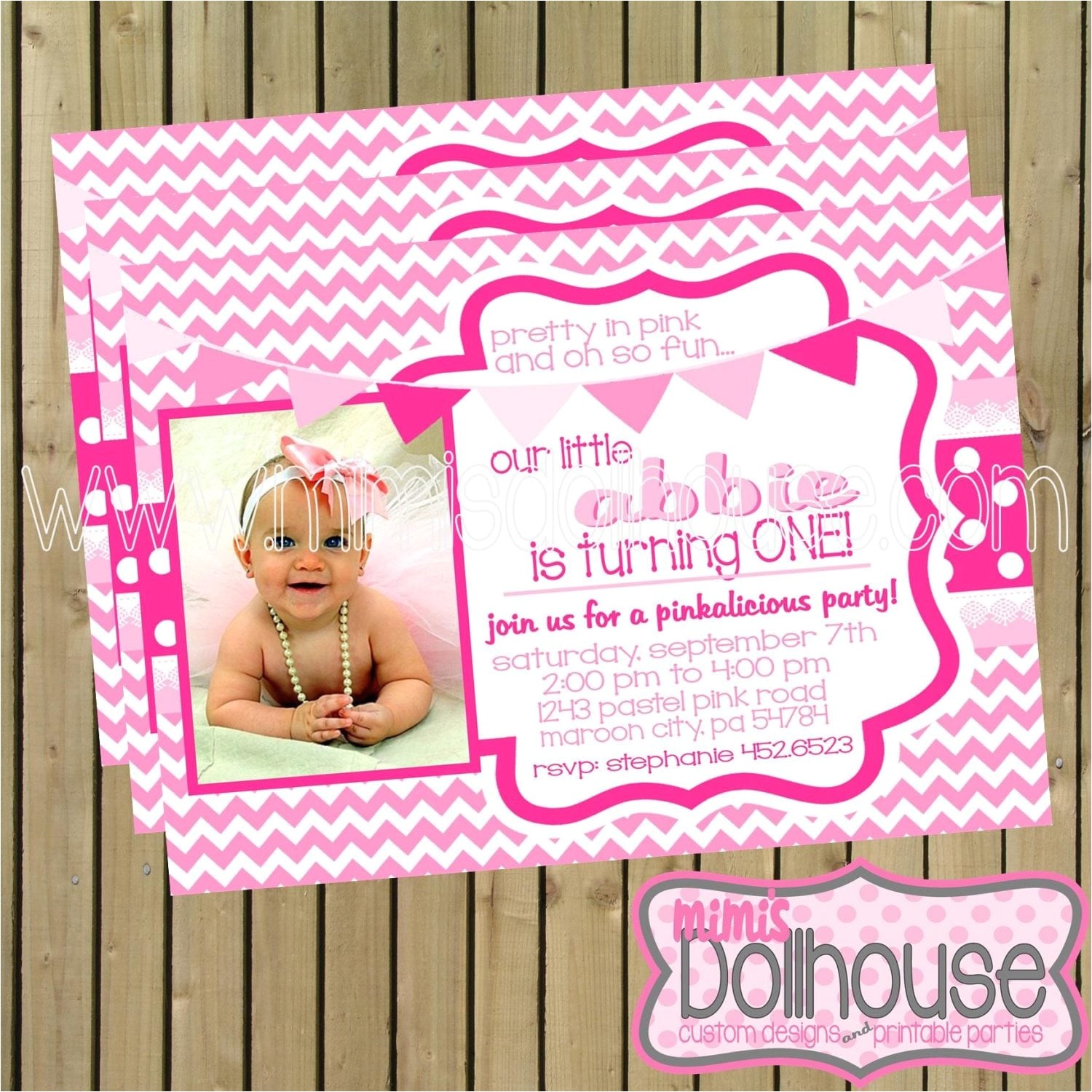 Pretty In Pink Birthday Party Invitations Pretty In Pink Party Printable Collection Mimi S Dollhouse