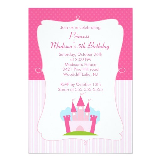 Pretty In Pink Birthday Party Invitations Princess Birthday Pretty In Pink Party Invitation