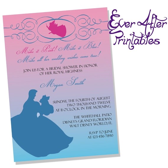 Princess Bridal Shower Invitations 1000 Images About Bridal Shower Invitations On Pinterest