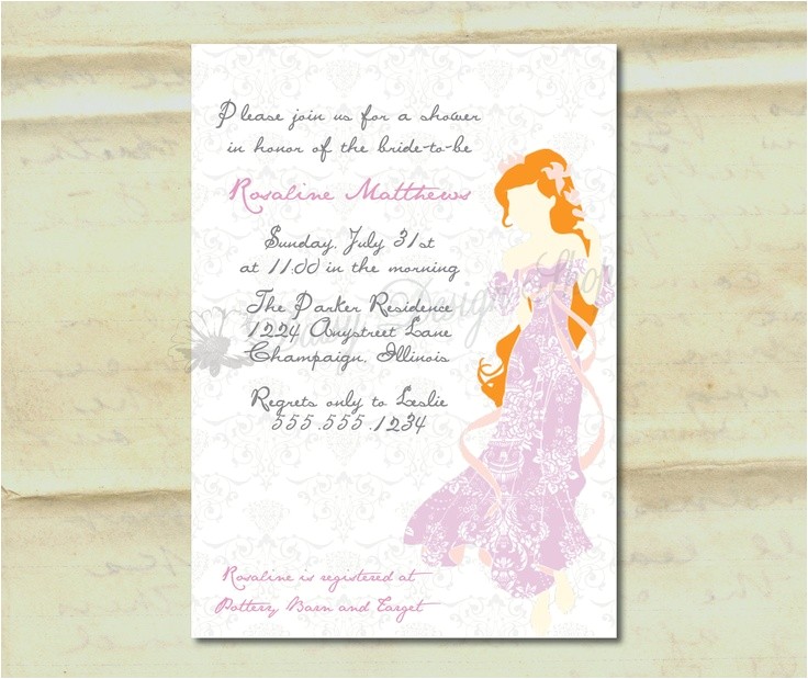 Princess Bridal Shower Invitations Pin by Taylor Lyons On Disney Princess Party