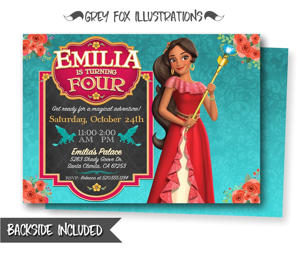 Princess Elena Of Avalor Party Invitations Elena Of Avalor Birthday Invitation Elena Of Avalor Princess Elena Of Avalor Party Invitations Elena Of Avalor Birthday Invitation Elena Of Avalor