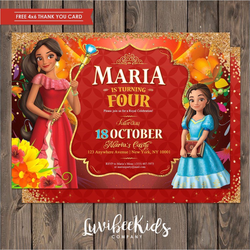 Princess Elena Of Avalor Party Invitations Elena Of Avalor Birthday Invitations and Ideas Princess Elena Of Avalor Party Invitations Elena Of Avalor Birthday Invitations and Ideas