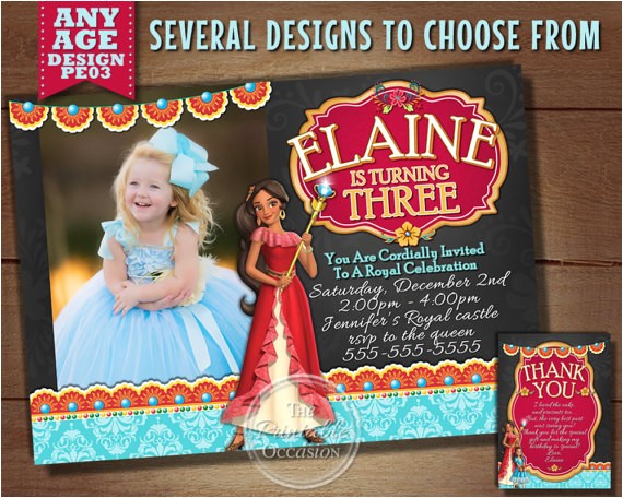 Princess Elena Of Avalor Party Invitations Princess Elena Invitation Elena Of Avalor Birthday Princess Elena Of Avalor Party Invitations Princess Elena Invitation Elena Of Avalor Birthday
