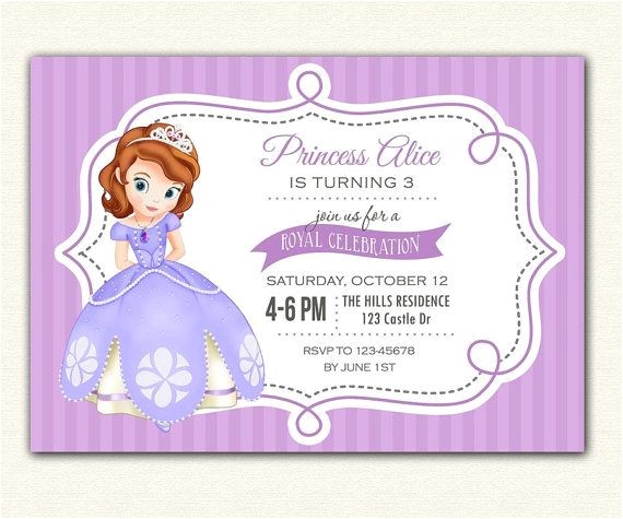 Princess sofia Party Invites 170 Best Images About sofia the First On Pinterest