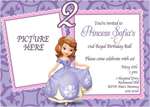 Princess sofia Party Invites Princess sofia Birthday Invitations Ideas Bagvania Free