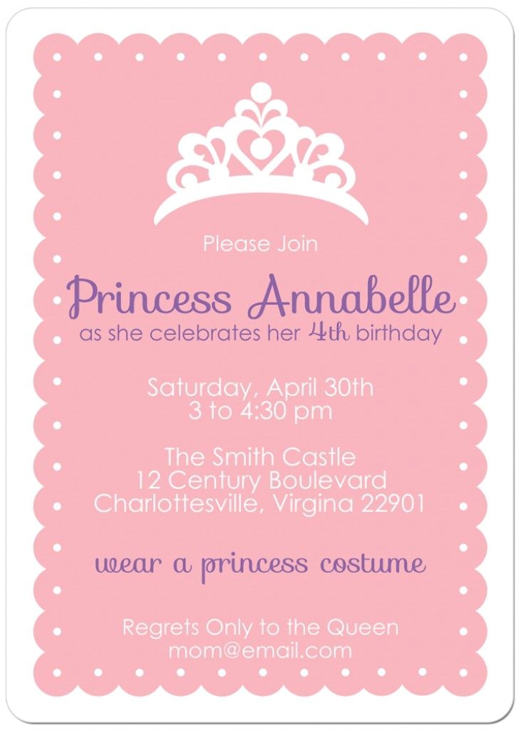 Princess Tea Party Invitation Wording Free Printable Princess Tea Party Invitations Templates 2