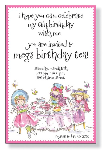 Princess Tea Party Invitation Wording Tea Party Princess Invitation – orderecigsjuicefo