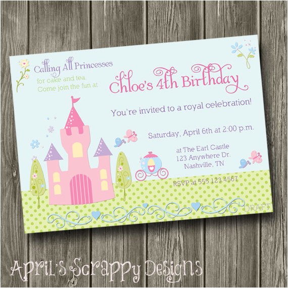 Princess Tea Party Invitations Free Printable Princess Tea Party Birthday Invitation 5×7 by Aprilshowerz Princess Tea Party Invitations Free Printable Princess Tea Party Birthday Invitation 5×7 by Aprilshowerz