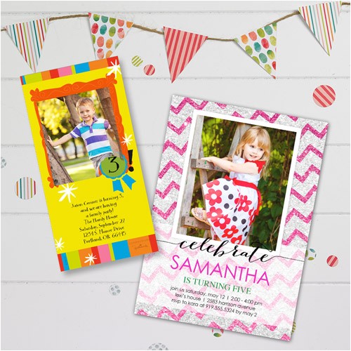 Print Birthday Invitations at Walmart Birthday Photo Greeting Cards and Invitations Photo