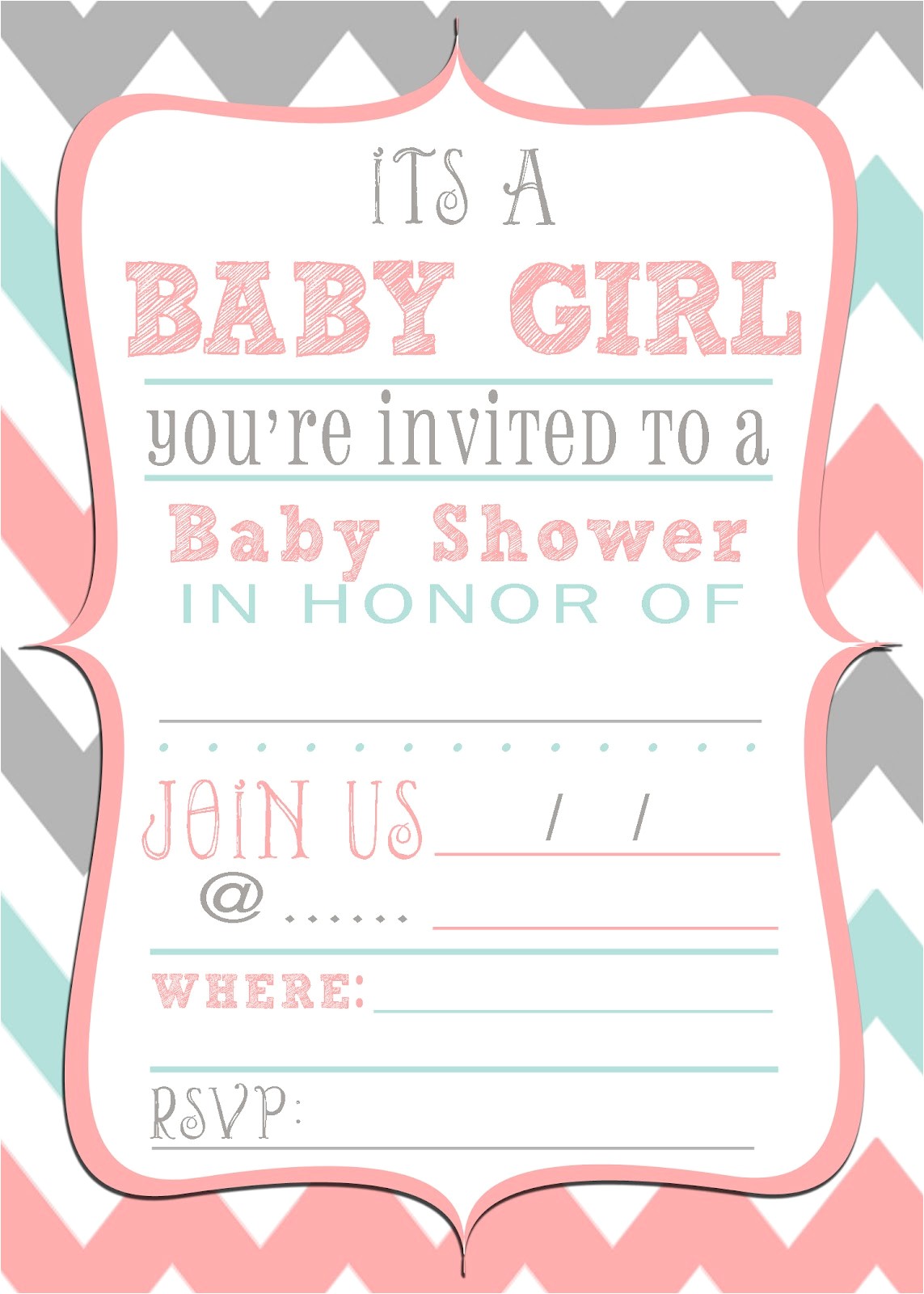 Printable Baby Girl Shower Invitations Mrs This and that Baby Shower Banner Free Downloads