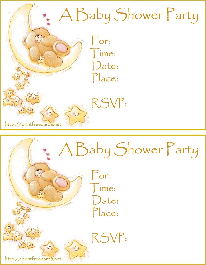 Printable Baby Shower Invitation Templates Printable Baby Shower Invitation Templates