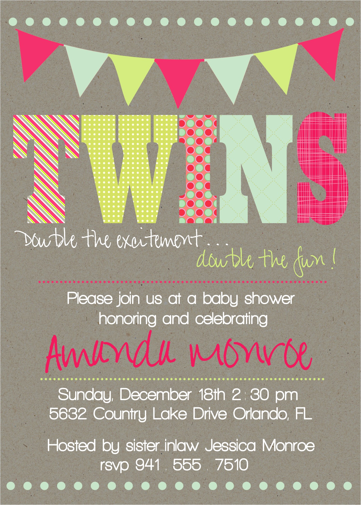 Printable Baby Shower Invitations Twins Printable Baby Shower Invitations Twins