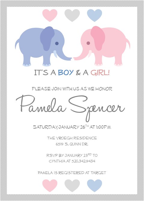 Printable Baby Shower Invitations Twins Printable Baby Shower Invitations Twins