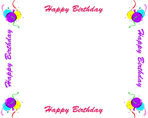 Printable Birthday Invitation Borders and Frames Free Birthday Borders for Invitations and Other Birthday Printable Birthday Invitation Borders and Frames Free Birthday Borders for Invitations and Other Birthday