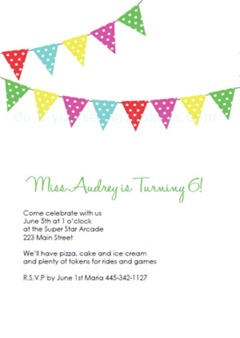 Printable Birthday Invites Free Free Printable Birthday Invitation Templates