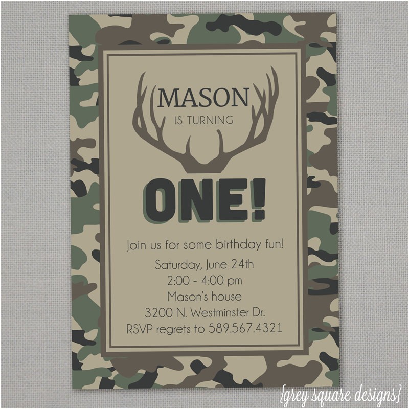 Printable Camo Birthday Invitations Camo Birthday Invitation Printable Camo Birthday Invitations Camo Birthday Invitation