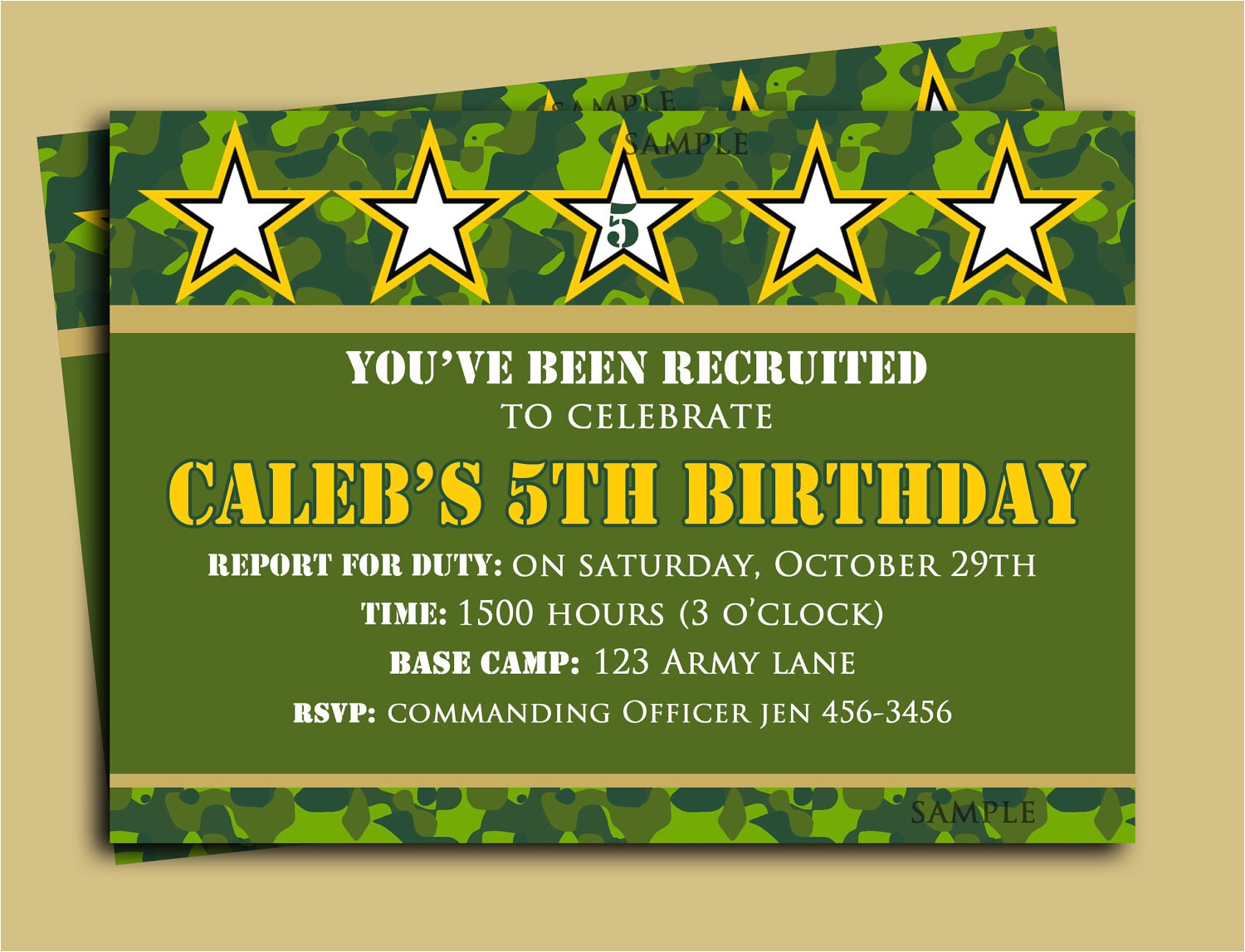 Printable Camo Birthday Invitations Camouflage Birthday Invitation Printable or Printed with Free Printable Camo Birthday Invitations Camouflage Birthday Invitation Printable or Printed with Free