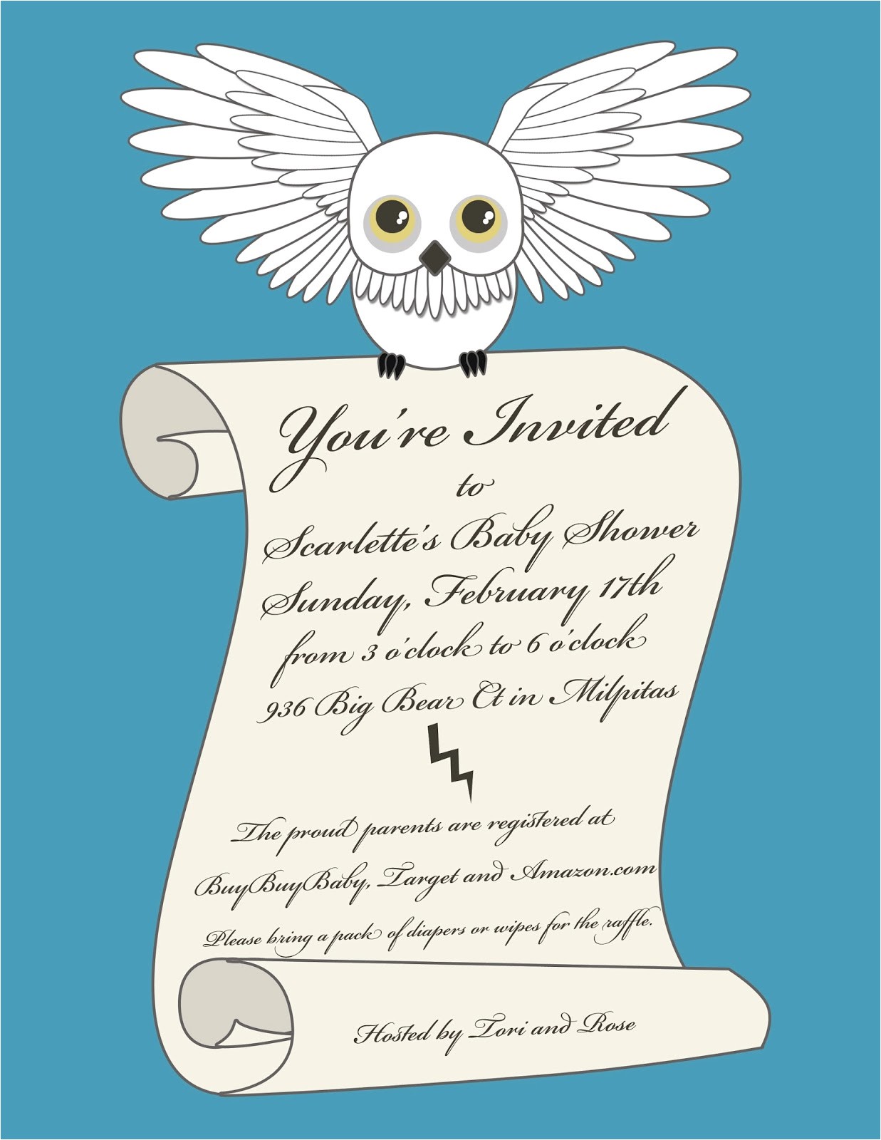 Printable Harry Potter Baby Shower Invitations Notoriousstar Designs Harry Potter Baby Shower Invitation