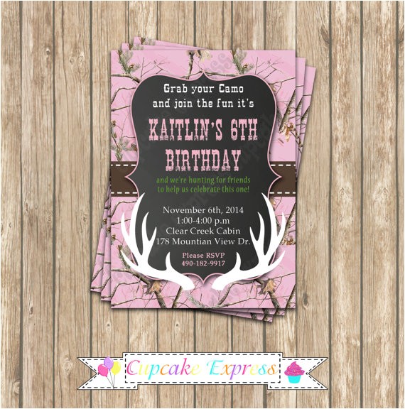 Printable Pink Camo Birthday Invitations Camo Girl Hunting 6 Birthday Party Printable Invitation Printable Pink Camo Birthday Invitations Camo Girl Hunting 6 Birthday Party Printable Invitation