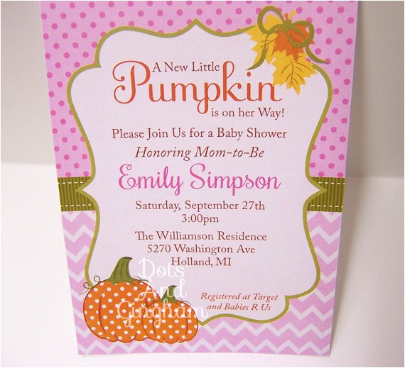 Pumpkin Baby Shower Invitations Etsy Pumpkin Baby Shower Invitation Fall Baby Shower