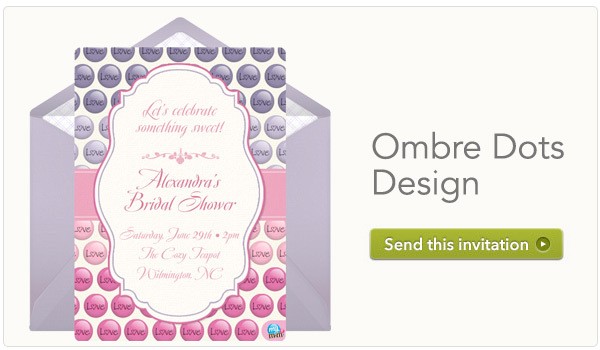 Punchbowl Bridal Shower Invitations Invitations for Wedding Related events