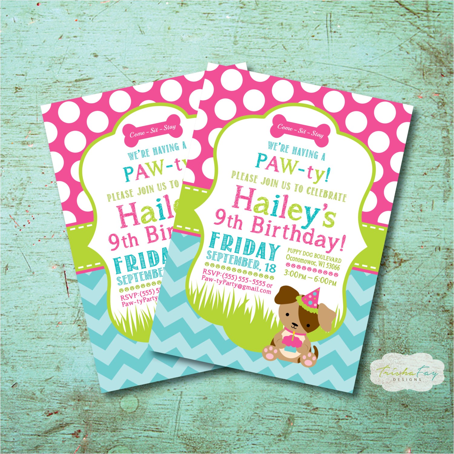 Puppy Dog Party Invites Puppy Party Invitation Cimvitation