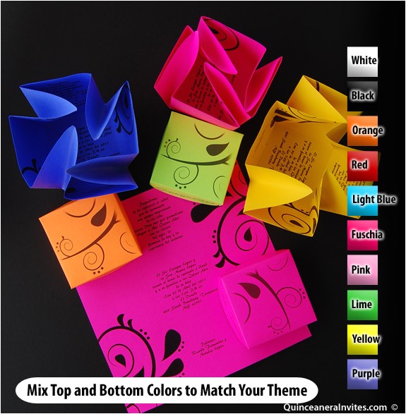 Quinceanera Invitations In A Box Box Quinceanera Invitations