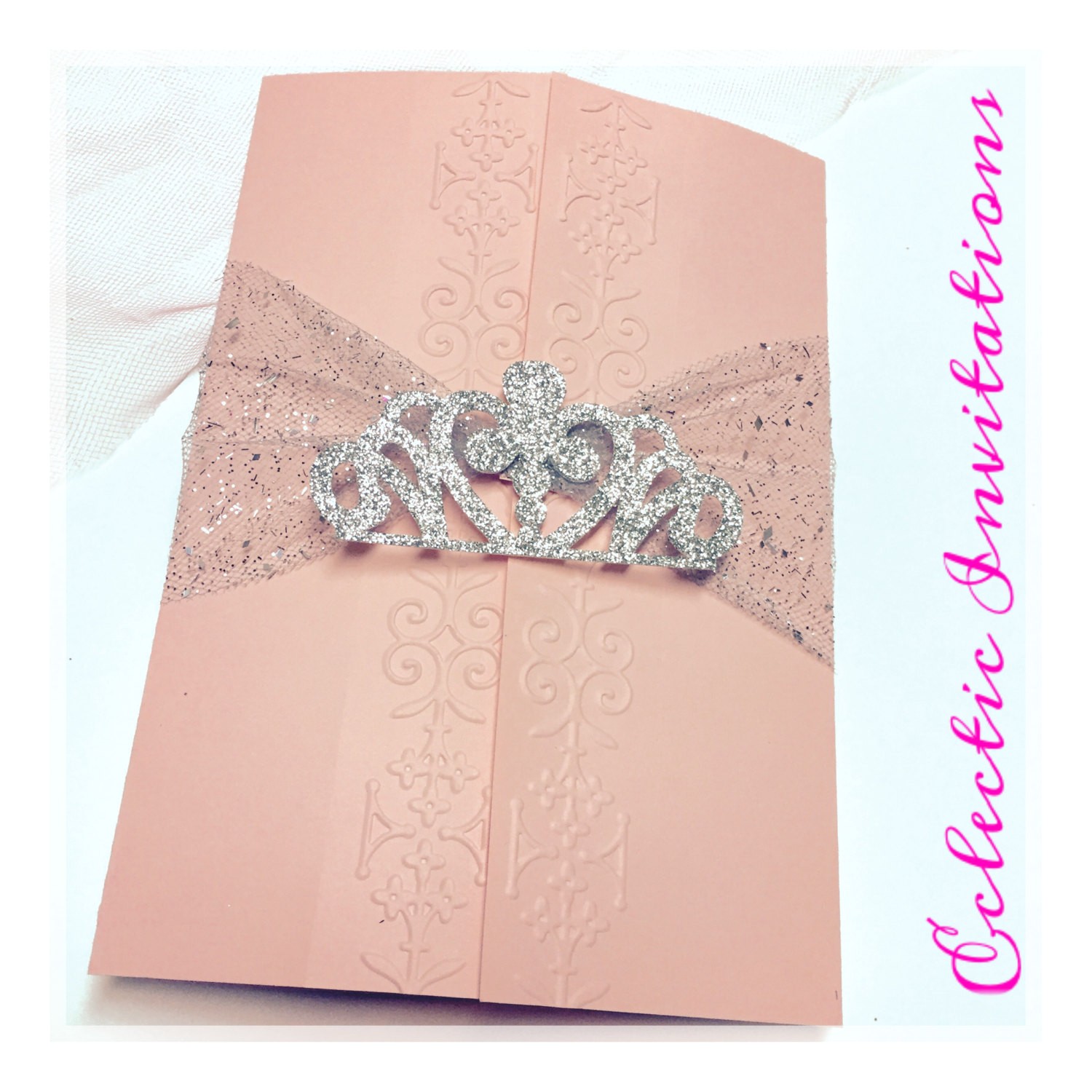 Quinceanera Invitations Online 50 Pink Princess Invitations Quinceanera Sweet 16 Birthday