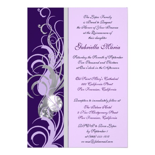 Quinceanera Invitations Templates for Free Quince Invitation Templates Invitation Template