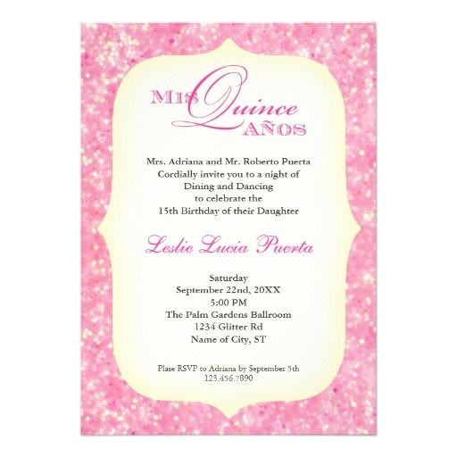 Quinceanera Invitations Templates In Spanish Quinceanera Invitation Wording Spanish Invitation