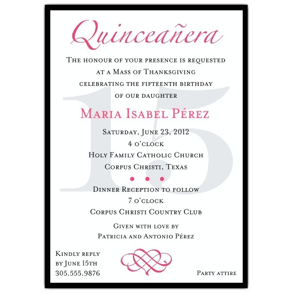 Quinceanera Poems for Invitations Quinceanera Invitation Wording Template Best Template