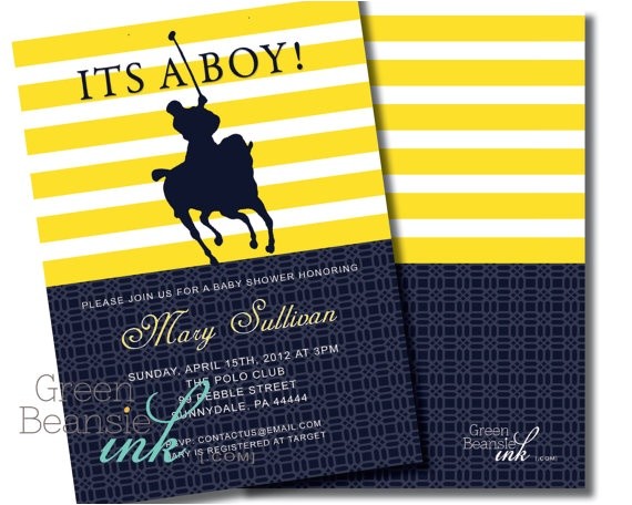 Ralph Lauren Polo Baby Shower Invitations 17 Best Images About Baby Shower themes On Pinterest