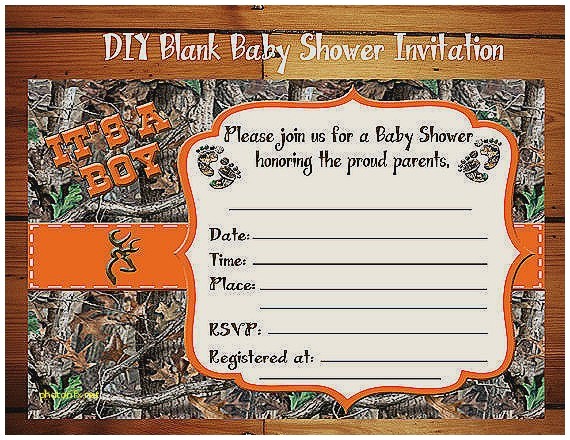 Realtree Camo Baby Shower Invitations Baby Shower Invitation Luxury Realtree Camo Baby Shower