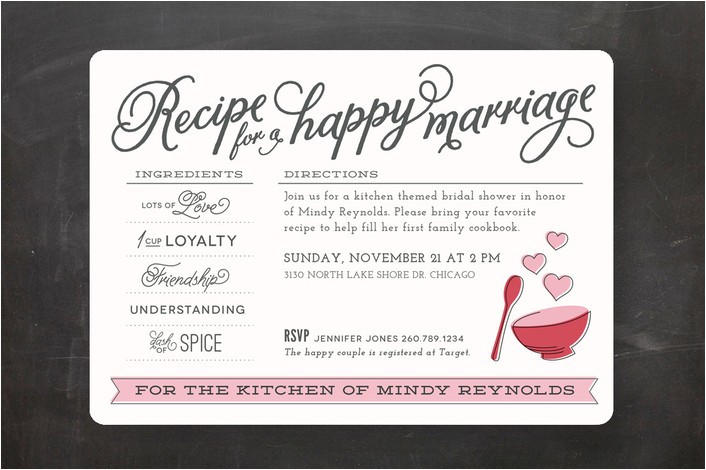 Recipe themed Bridal Shower Invitation Wording 23 Bridal Shower Invitation Ideas that You Re Going to Love Recipe themed Bridal Shower Invitation Wording 23 Bridal Shower Invitation Ideas that You Re Going to Love