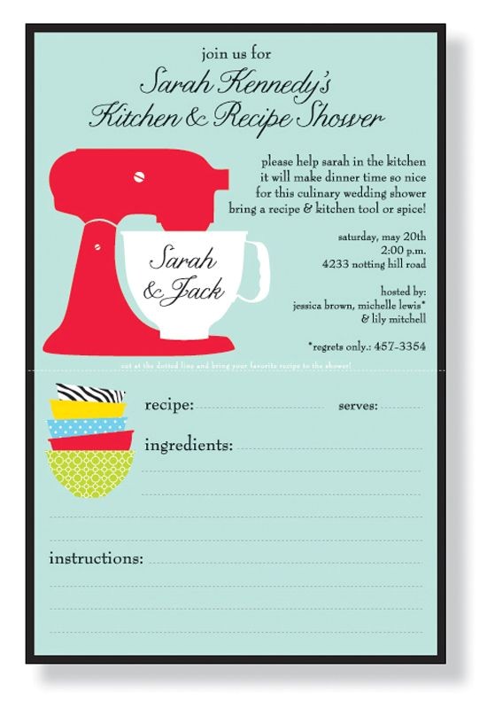 Recipe themed Bridal Shower Invitation Wording Recipe Cards Invitations and themed Bridal Showers On Recipe themed Bridal Shower Invitation Wording Recipe Cards Invitations and themed Bridal Showers On