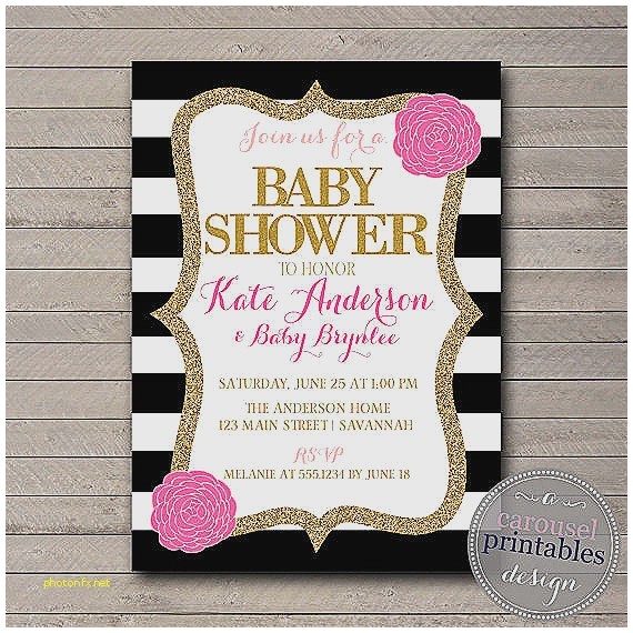 Red Black and Gold Baby Shower Invitations Baby Shower Invitation Best Red Black and White Baby