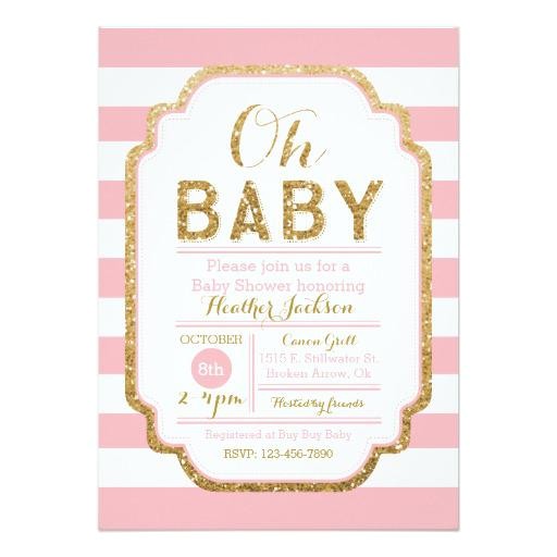 Red Black and Gold Baby Shower Invitations Glitter Baby Shower Invitations