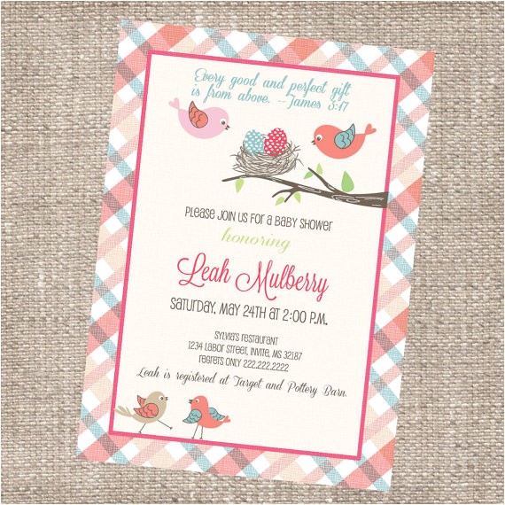Religious Baby Shower Invitations Modern Christian Baby Shower Invitation Love by