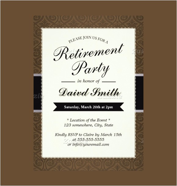 Retirement Party Invitation Examples 12 Retirement Party Invitations