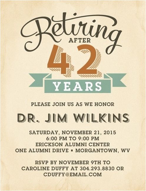 Retirement Party Invitation Examples 25 Best Ideas About Retirement Party Invitations On