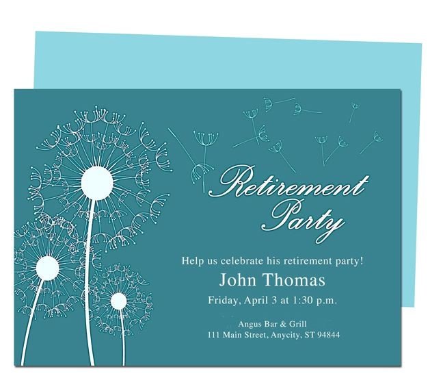 Retirement Party Invitation Template Free Free Printable Retirement Party Invitations