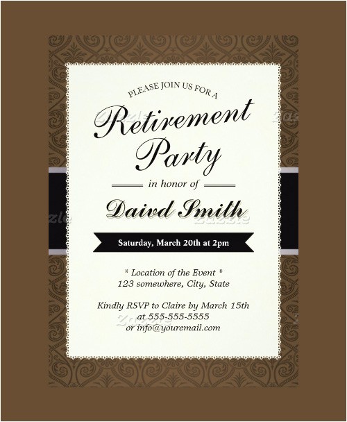 Retirement Party Invitation Template Free Pin Free Retirement Invitation Template On Pinterest