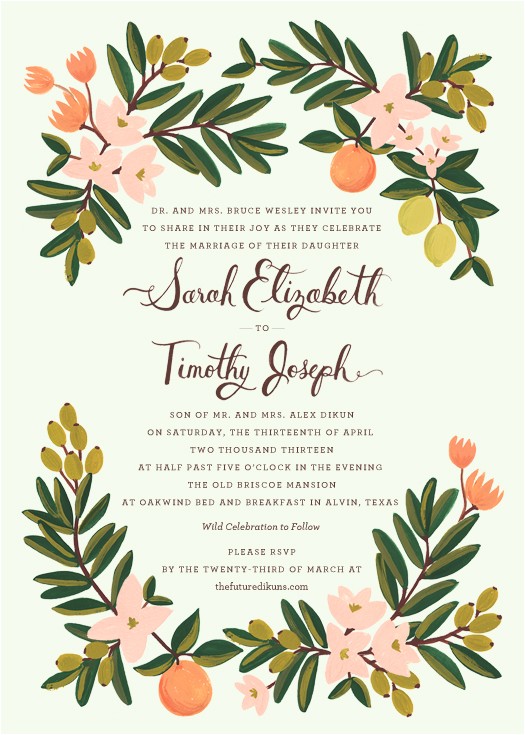 Rifle Paper Bridal Shower Invitations Rifle Paper Co Oh so Beautiful Paper