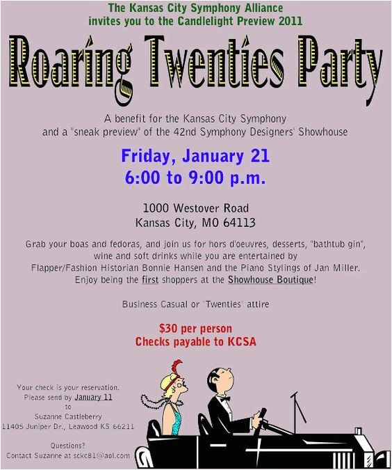 Roaring 20 S Party Invitations Roaring Twenties Party Invitation